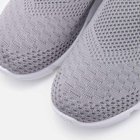 Women Shoes Breathable Mesh Sneakers Lady Plus Size Loafers - fashionshoeshouse