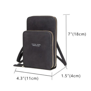Crossbody Cell Phone Shoulder Bag Daily Use Card Holder - GetComfyShoes