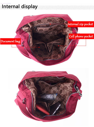 3 in 1 Women Bags Multifunction Backpack Shoulder Bag - GetComfyShoes
