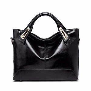 Women Oil Wax Leather Designer Handbags High Quality Shoulder Bags Ladies Handbags Fashion brand PU leather women bags WLHB1398 - Getcomfyshoes