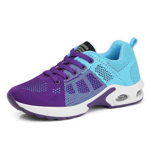 Women's air cushion running shoes lightweight sneakers colorful breathable outdoor sports shoes