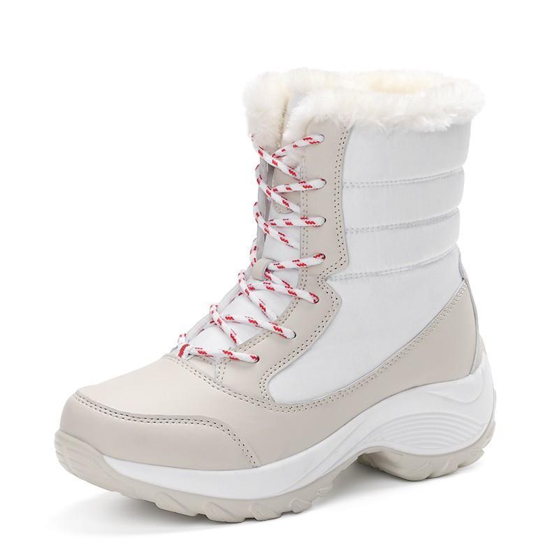 Non-slip waterproof winter ankle snow boots - GetComfyShoes