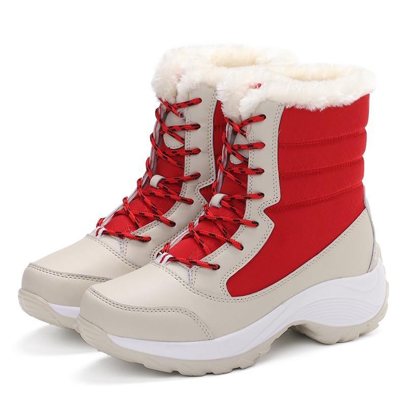 Non-slip waterproof winter ankle snow boots - GetComfyShoes