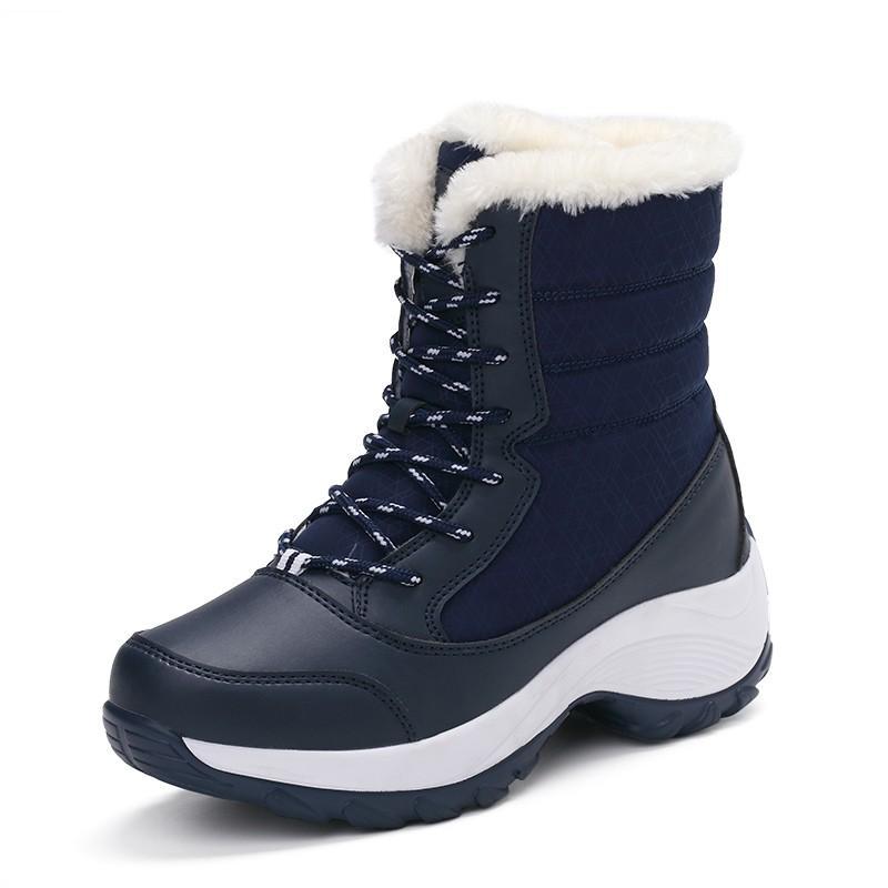 Non-slip waterproof winter ankle snow boots - GetComfyShoes