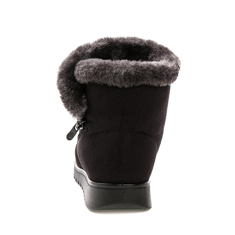 Winter Fur Ankle Boots for Women 3 Colors Non-slip Winter Warm Shoes - GetComfyShoes