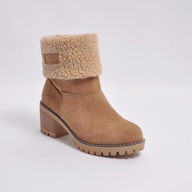 Winter Fur Warm Snow Boots - GetComfyShoes