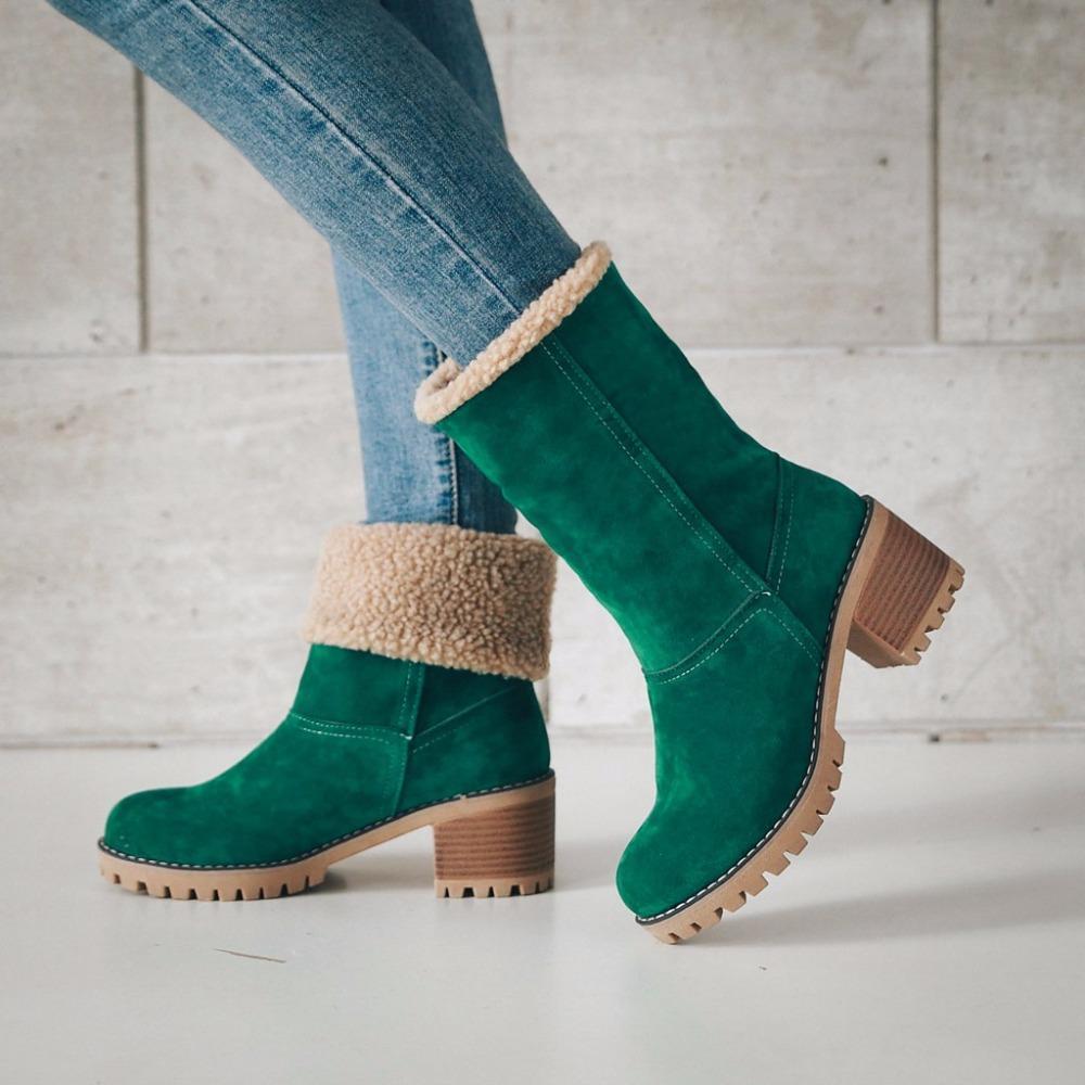 Winter Fur Warm Snow Boots - GetComfyShoes