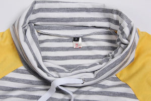 Fashion Stripe Print Sweatshirt - GetComfyShoes