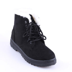 5 Colors Slip-resistant Snow Boots Warm Fur Boots for Women - GetComfyShoes