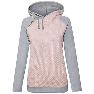 2018 New Fahsion Hoodies For Women Zipper decoration Long Sleeve Spring Autumn - GetComfyShoes