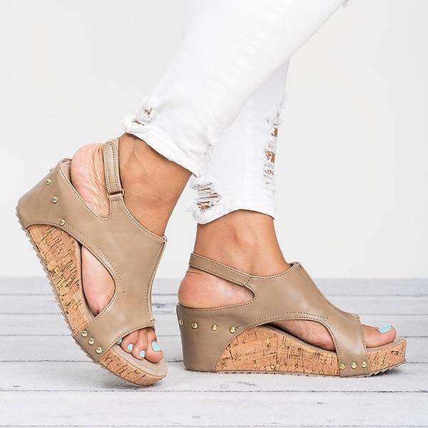 Wedges Heels Sandals With Platform - GetComfyShoes