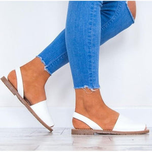 Casual Peep Toe Suede Slip On Elastic Sandals - GetComfyShoes