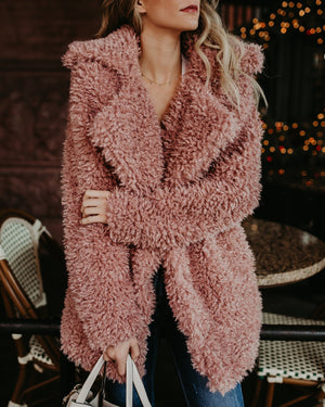 Winter Warm Faux Fur Teddy Coat