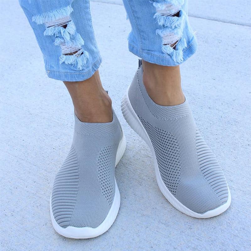 Casual Slip On Soft Walking Sneakers - GetComfyShoes