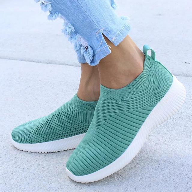 Casual Slip On Soft Walking Sneakers - GetComfyShoes