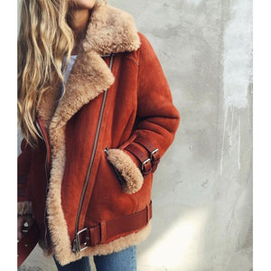 Winter warm Cotton Lambswool Jacket Plus Size - GetComfyShoes