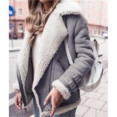 Winter warm Cotton Lambswool Jacket Plus Size - GetComfyShoes