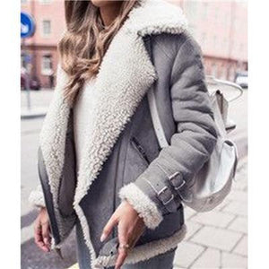 Winter warm Cotton Lambswool Jacket Plus Size - GetComfyShoes