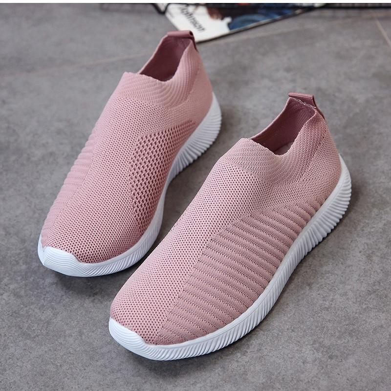 Casual Slip On Soft Walking Sneakers - GetComfyShoes