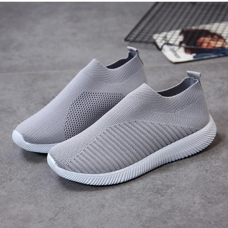 Casual Slip On Soft Walking Sneakers - GetComfyShoes