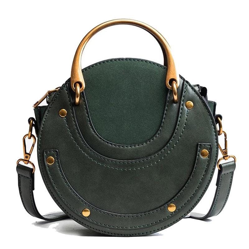 Fashion Round Handbag Shoulder Bag - GetComfyShoes