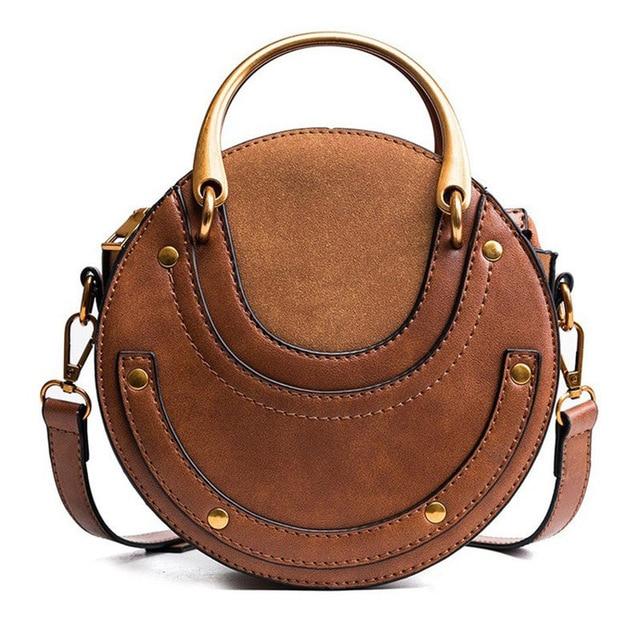 Fashion Round Handbag Shoulder Bag - GetComfyShoes