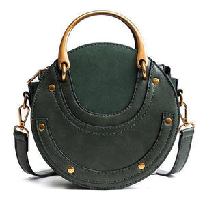 Fashion Round Handbag Shoulder Bag - GetComfyShoes