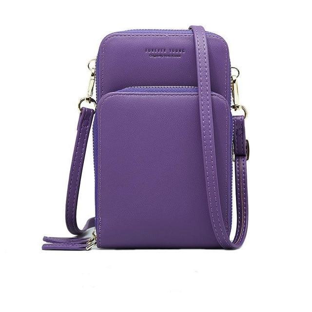 Crossbody Cell Phone Shoulder Bag Daily Use Card Holder - GetComfyShoes