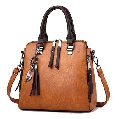 Vintage Ladies HandBags Shoulder Bags With Tassel - GetComfyShoes