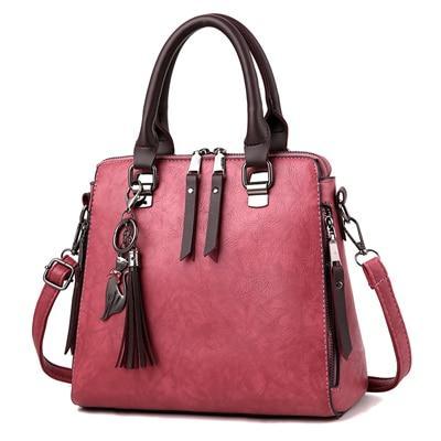 Vintage Ladies HandBags Shoulder Bags With Tassel - GetComfyShoes