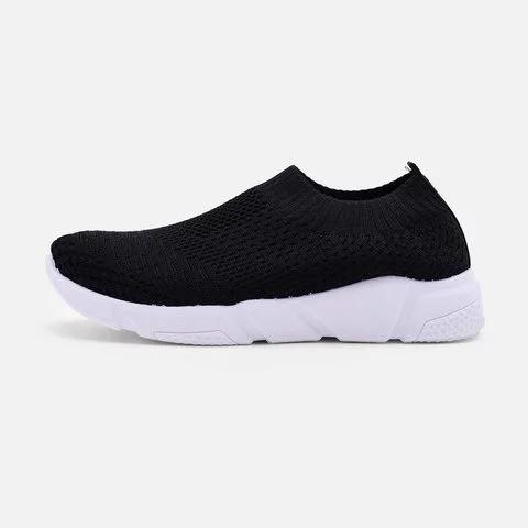 Women Shoes Breathable Mesh Sneakers Lady Plus Size Loafers - fashionshoeshouse